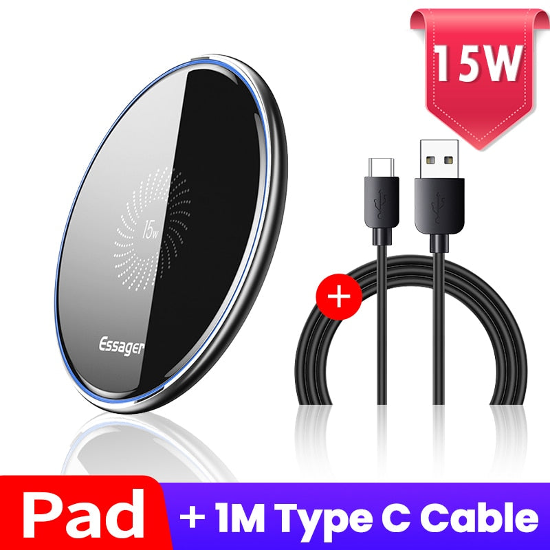 Glossy Design Wireless Phone Charger