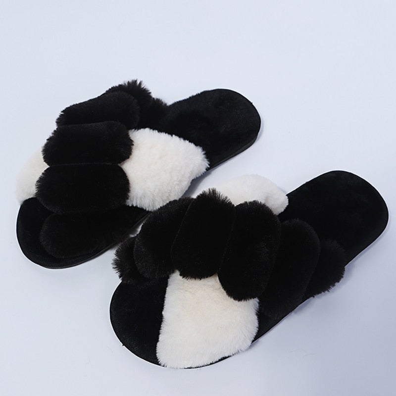 Women's Fashion Winter Plush Home Slippers