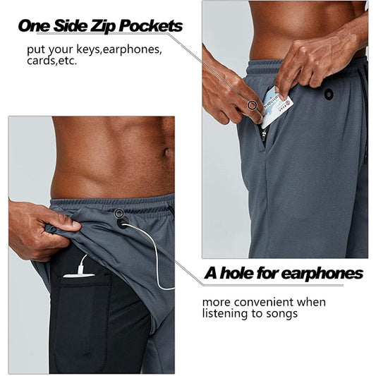 Men's Running Shorts with Secret Pocket