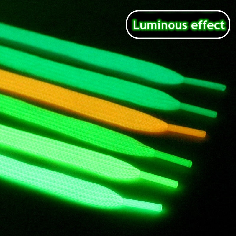 Luminous Flat Shoelaces